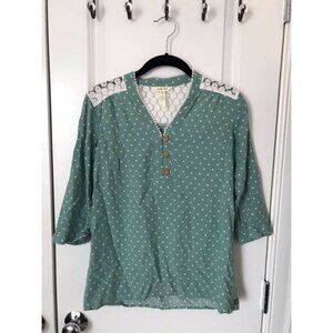 MJ Enticing Eyelet Top